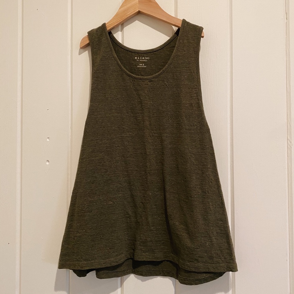 Madewell green tank